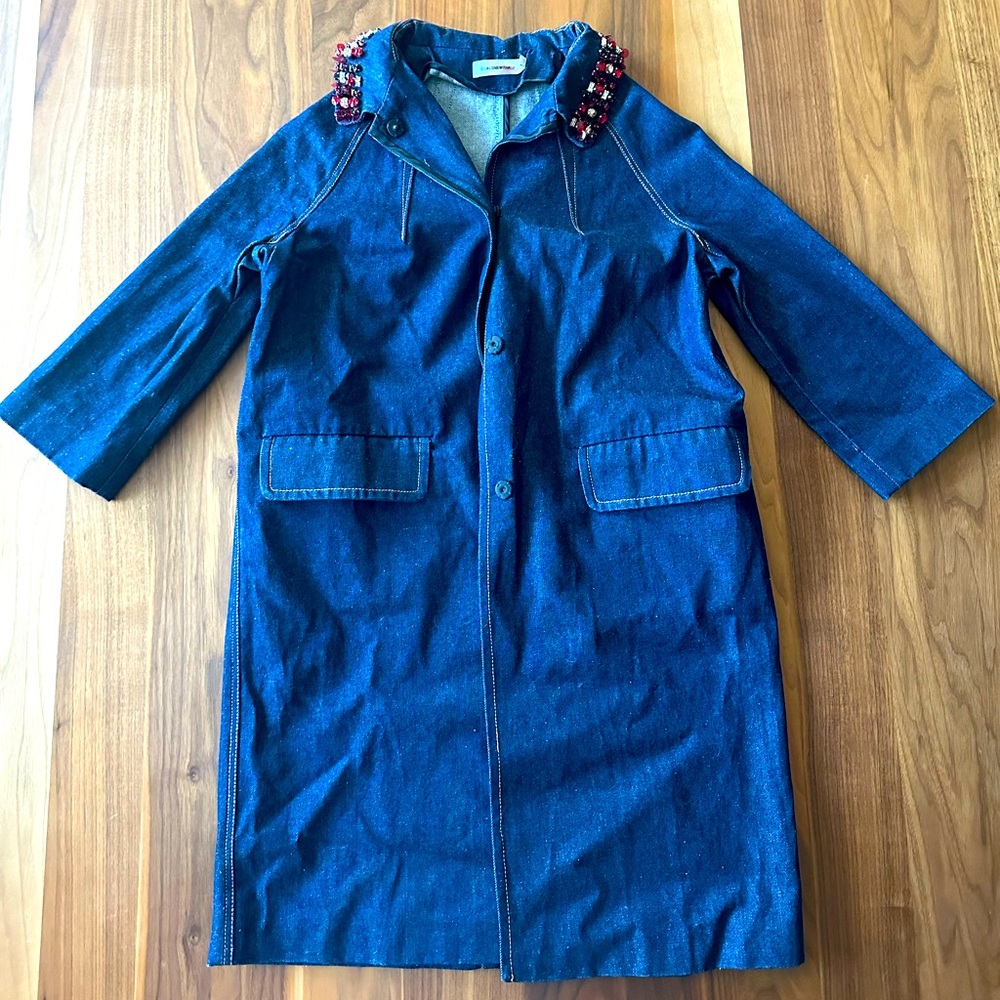 456 goalonewithalu Jean coat 💜